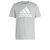 adidas Essentials Single Jersey Big Logo T-shirt, Camiseta de manga corta Hombre, medium grey heather, L